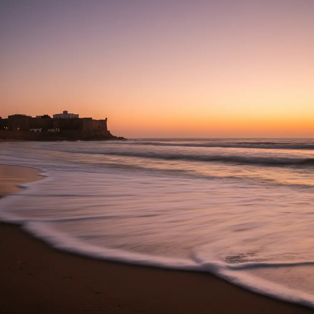 relaxing Rabat travel beach sunset