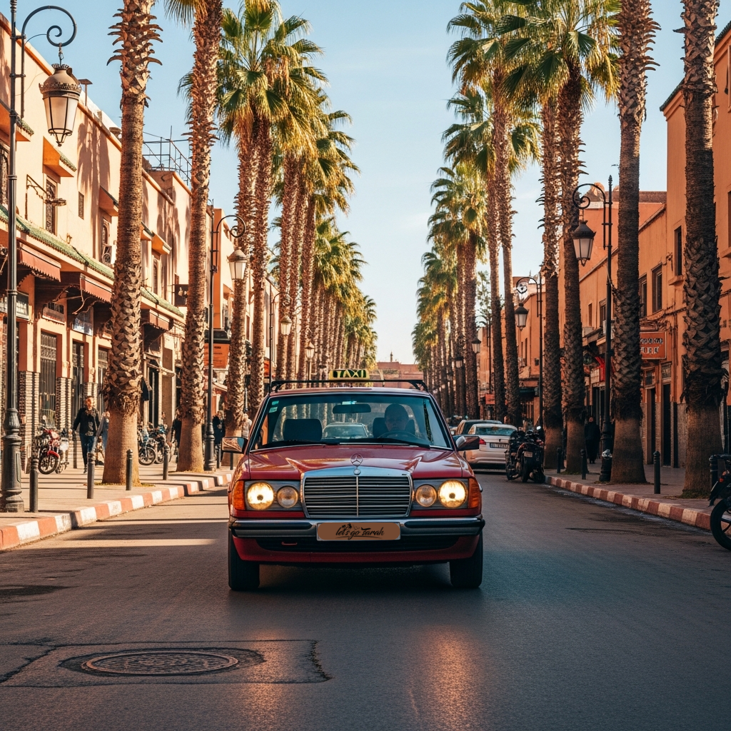 Using local petit taxis for convenient Marrakech Travel