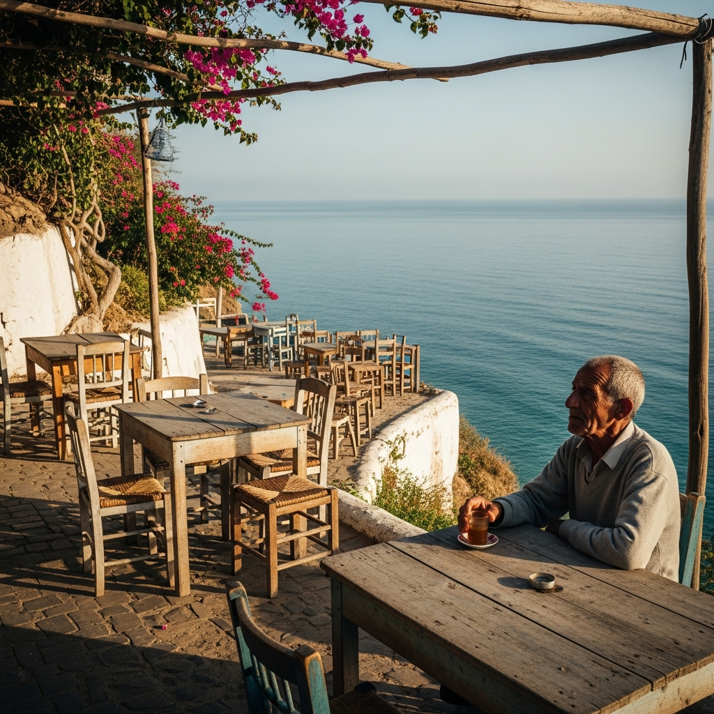 historic cafe hafa in tangier with mint tea and sea view tangier travel