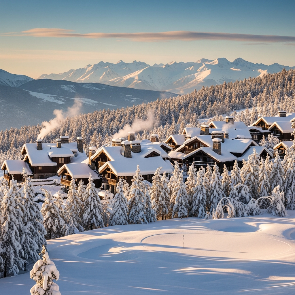 Luxury alpine escape in Ifrane travel: Michlifen Resort in winter