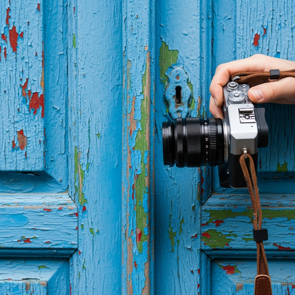 Photographing details for Chefchaouen travel