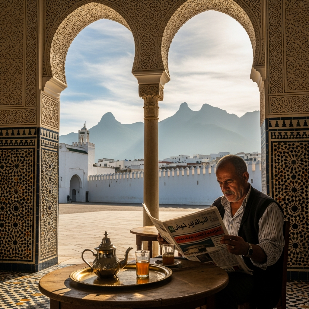 Starting your Tetouan travel in a traditional café