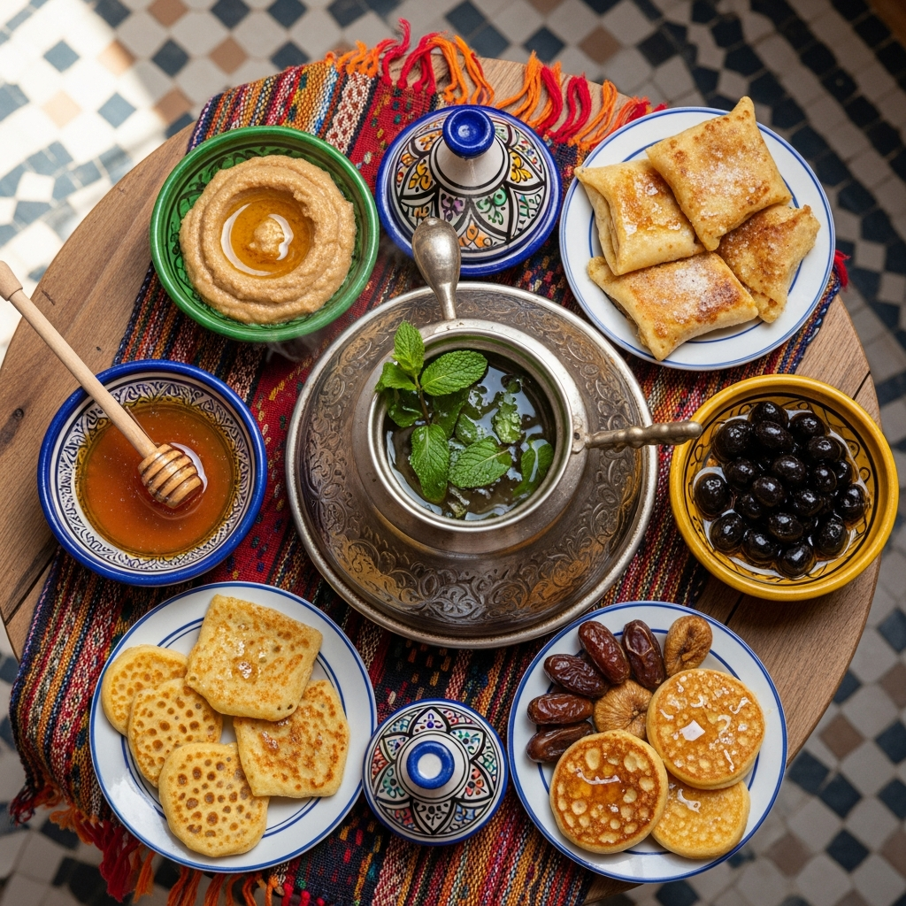 Traditional Moroccan breakfast experience for Marrakech Travel