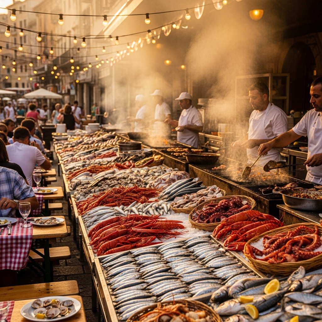 Fresh seafood feast for Essaouira travel