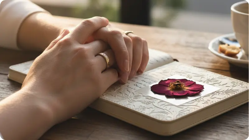 Sentimental travel moment for Valentine's Day in Paris