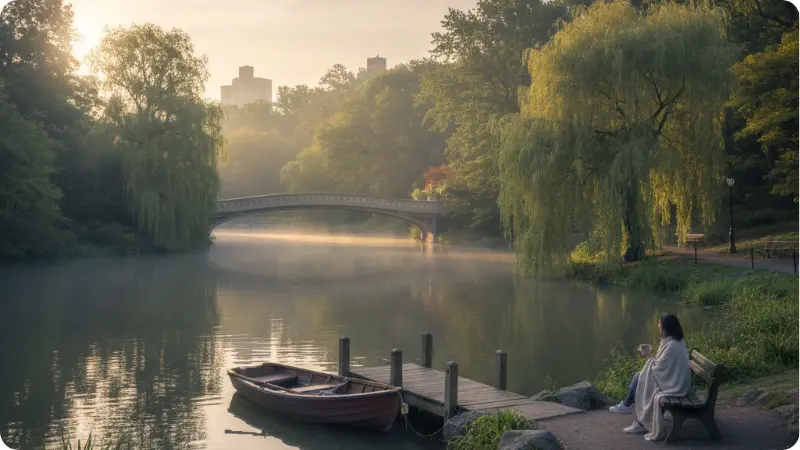 serene morning in Central Park New York City travel