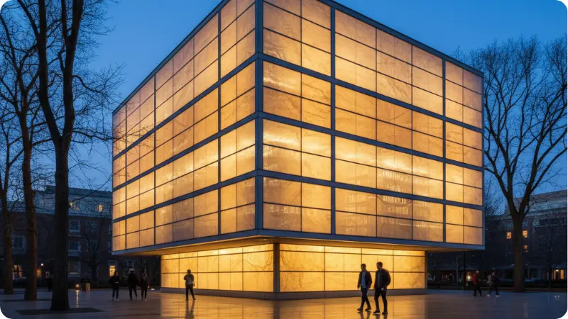 Modern architecture at Yale on a Connecticut getaway