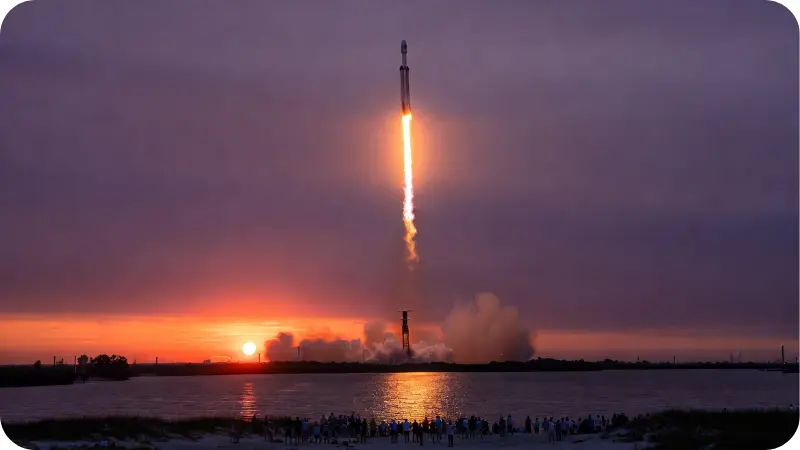 Rocket launch Cape Canaveral Florida for Florida travel
